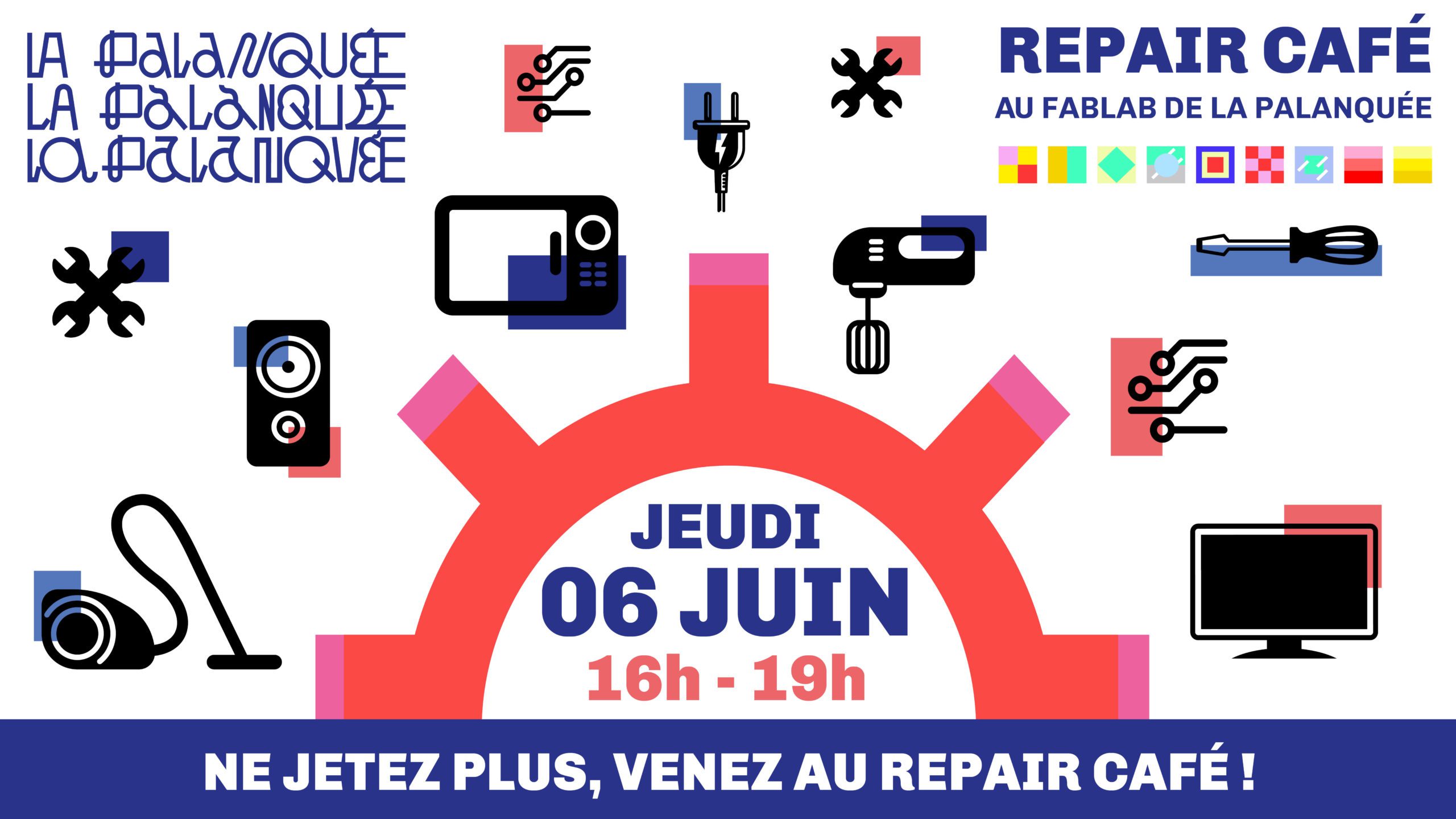 Repair café au FabLab de La Palanquée